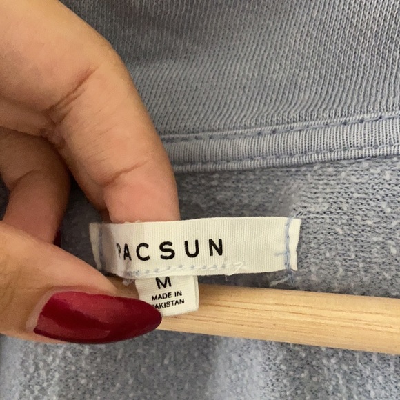 periwinkle pacsun quarter zip sweater - Picture 3 of 8